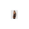 Novenes corset et string - Noir